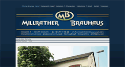 Desktop Screenshot of millrather-brauhaus.com